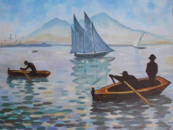 Boats (Fauvism). Klenov Andrei