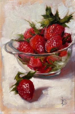 Strawberry (Painting Of Red Berry). Sergeyeva Irina
