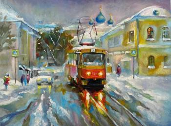 Winter tram. Kravchenko Ekaterina