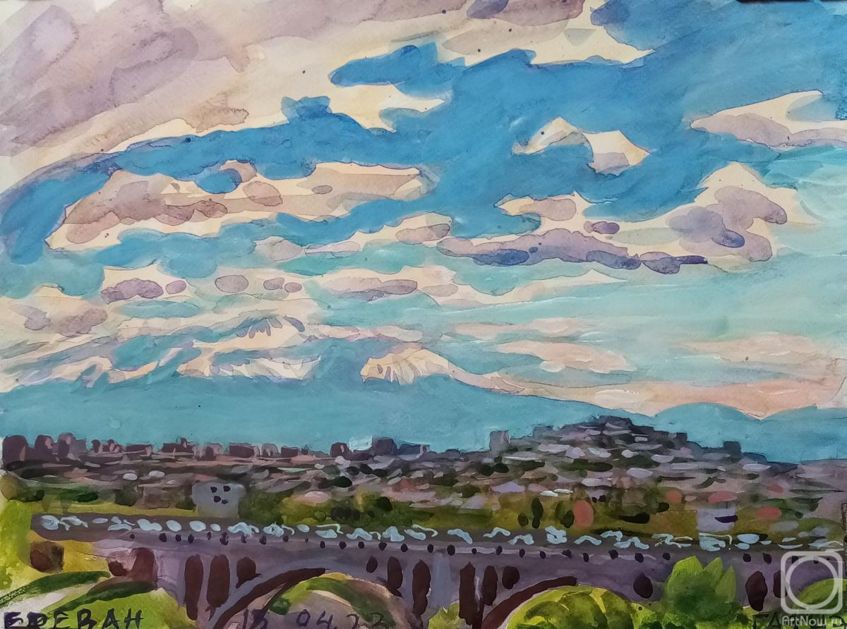 Dobrovolskaya Gayane. Yerevan, Hrazdan Gorge and Ararat