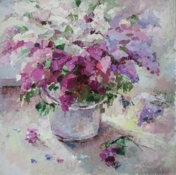 A bucket of lilacs. Noskova Lyudmila