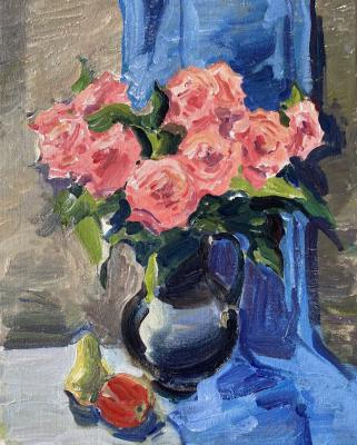 Still life with roses. Orlova Nina