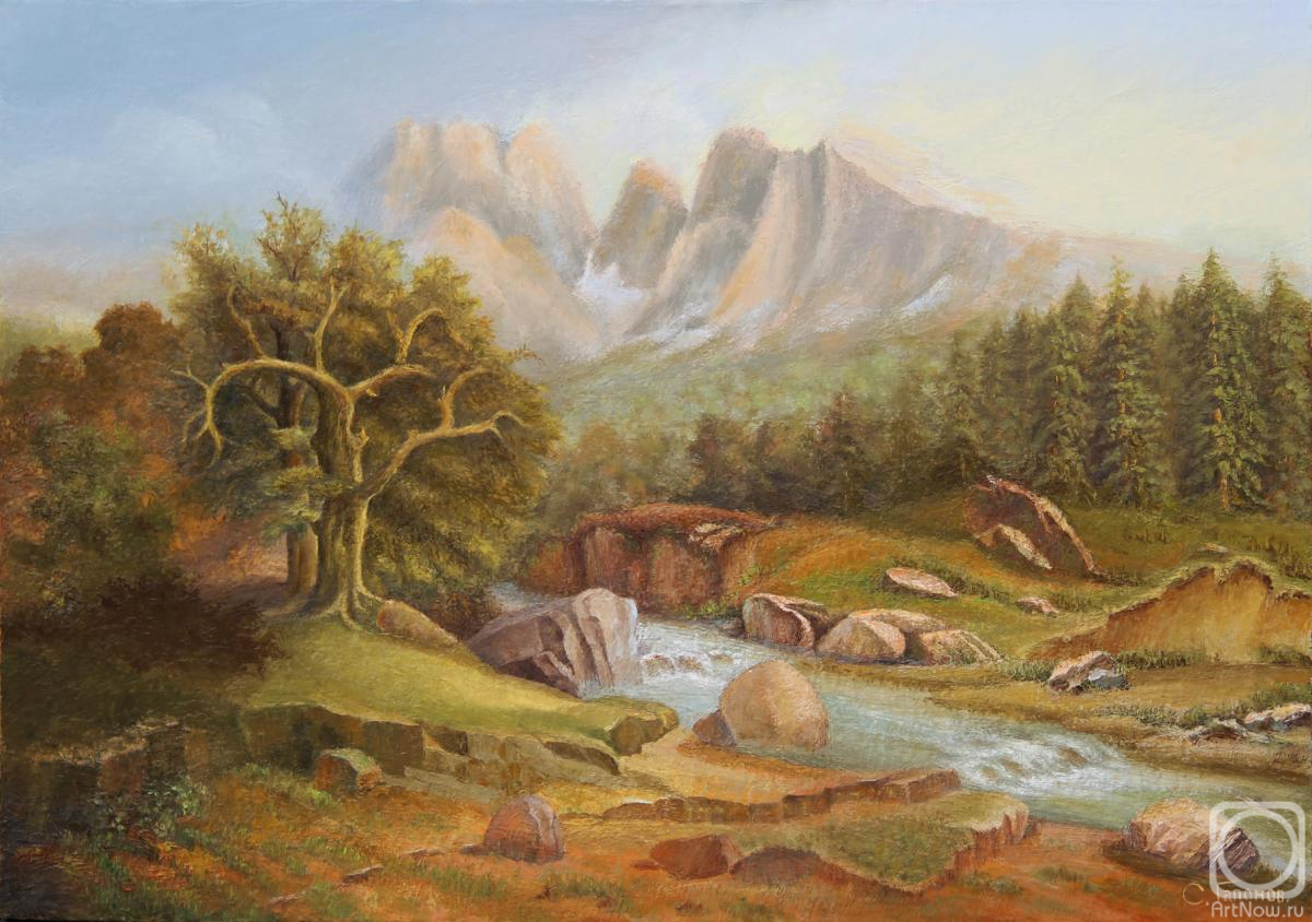 Gaponov Sergey. Mountain landscape