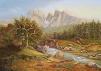 Mountain landscape. Gaponov Sergey