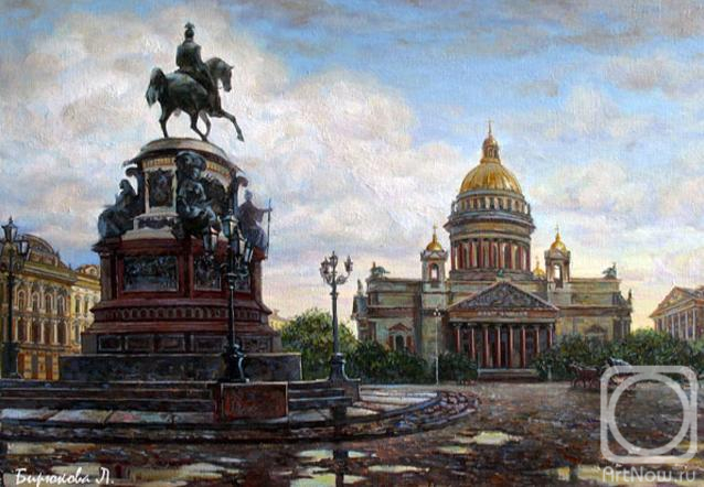 Biryukova Lyudmila. St. Isaac's square