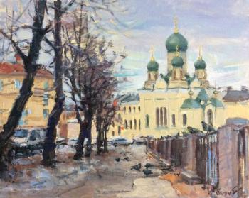This is spring Petersburg (Isidore Church). Poluyan Yelena