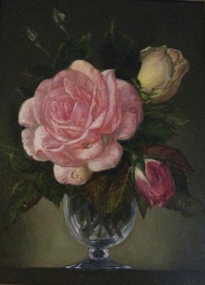 Rose in a glass. Copy of Cecil Kennedy