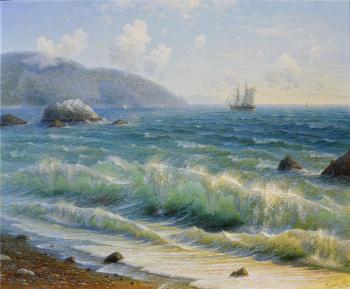 The waves, Hurzuf. Goryachev Aleksandr