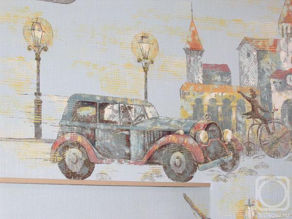 Demyshev Aleksandr. Painting in the nursery (fragment No2)