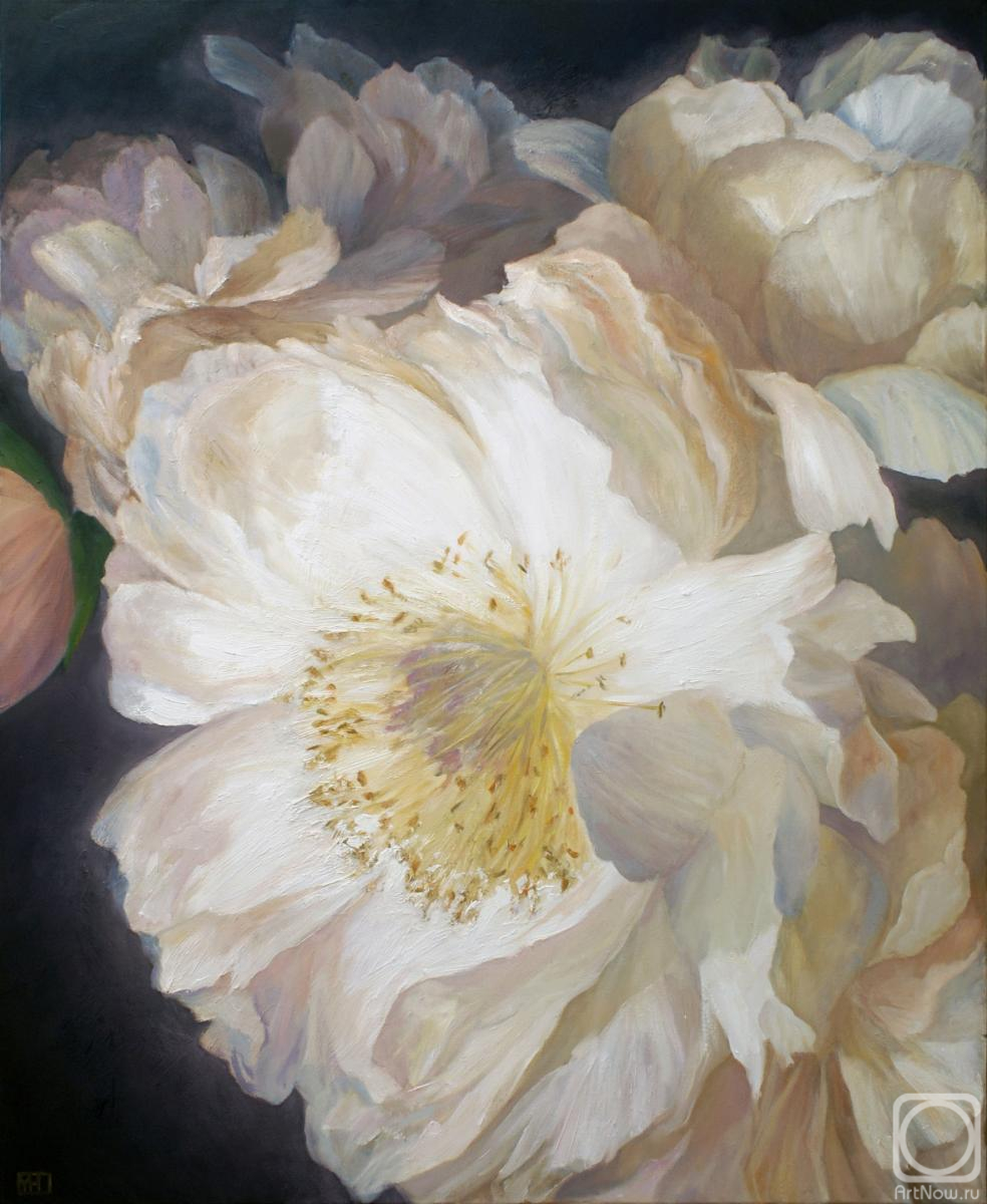 Muraveynikova Yuliya. White peonies