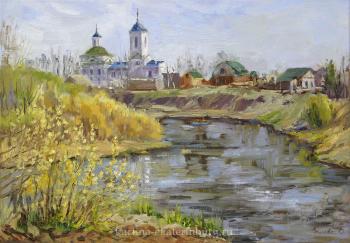 Chusovaya in May (Village Sloboda). Tyutina-Zaykova Ekaterina