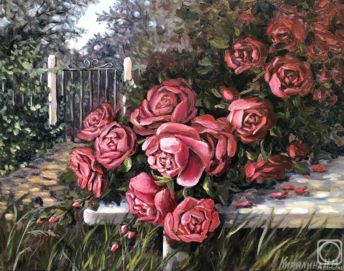 Kirilina Nadezhda. Roses in the garden