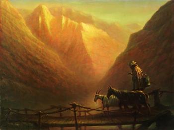 Mountain pasture (Herdsman). Maykov Igor
