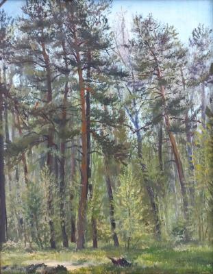 Morning in the Red Forest. Kovalev Denis