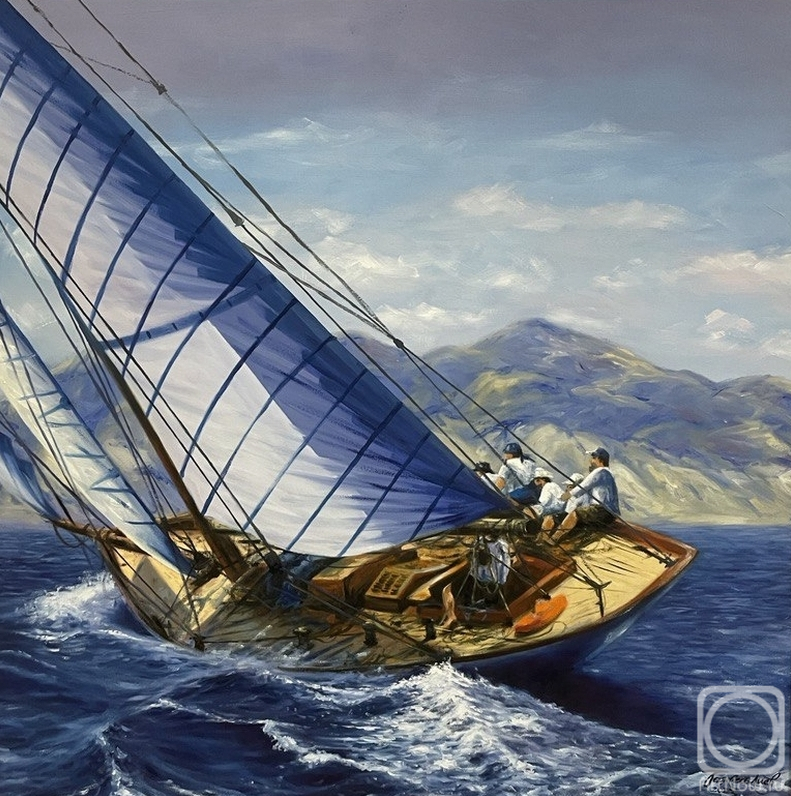 Tazhgaliev Stanislav. Under sail