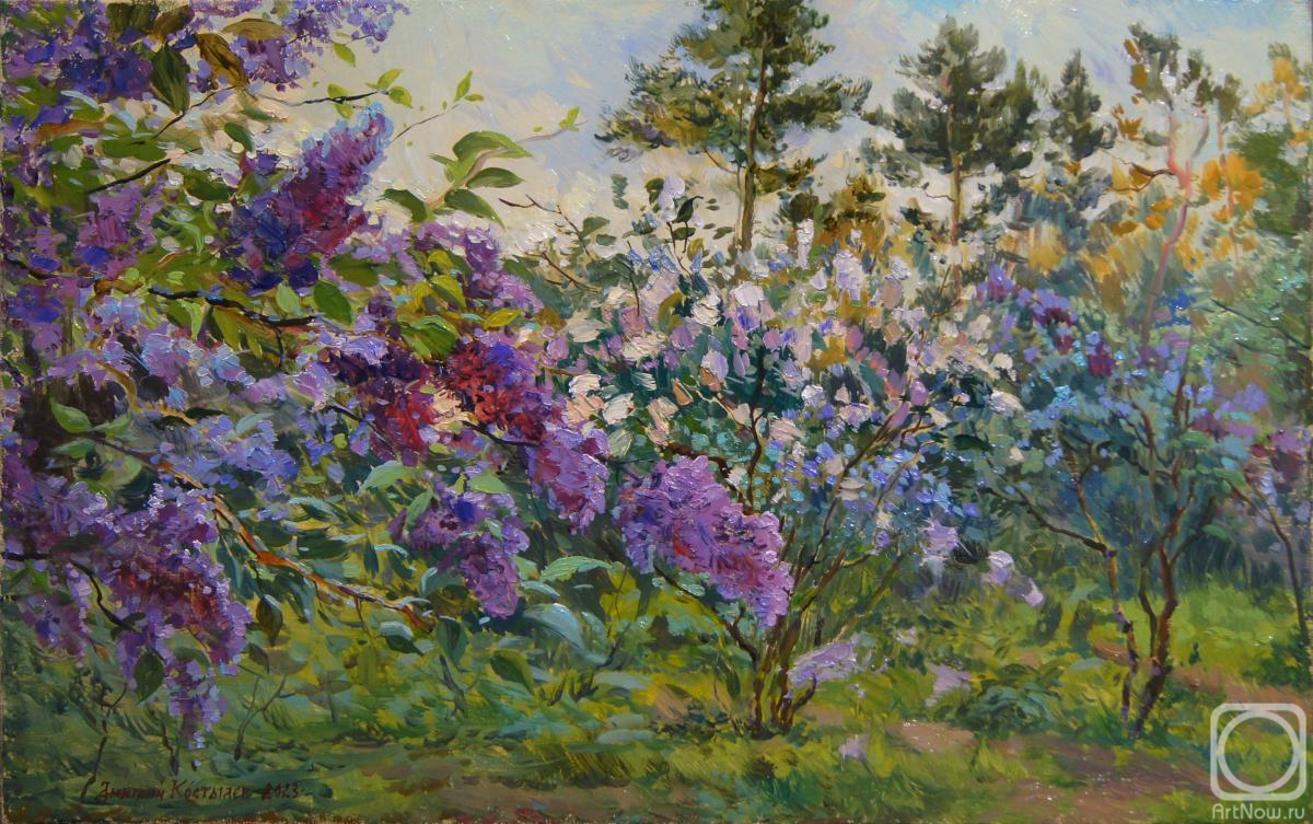 Kostylev Dmitry. The Evening in Lilac garden