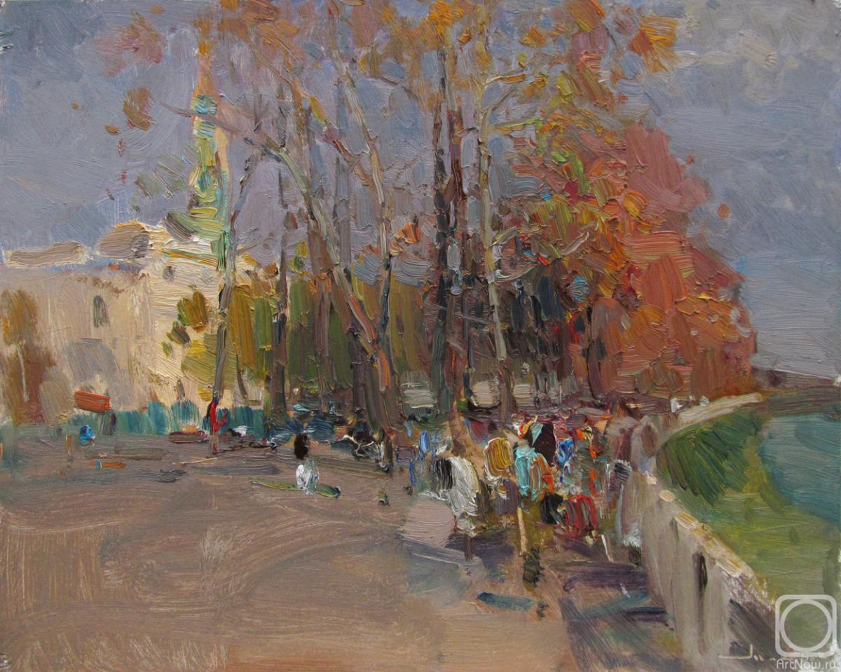 Makarov Vitaly. Kostroma. Embankment in October