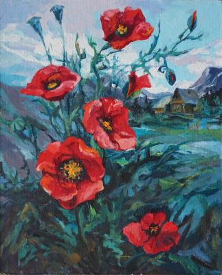 Poppies (Poppies In The Mountains). Danenova Irina