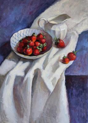 Strawberries with cream. Rohlina Polina