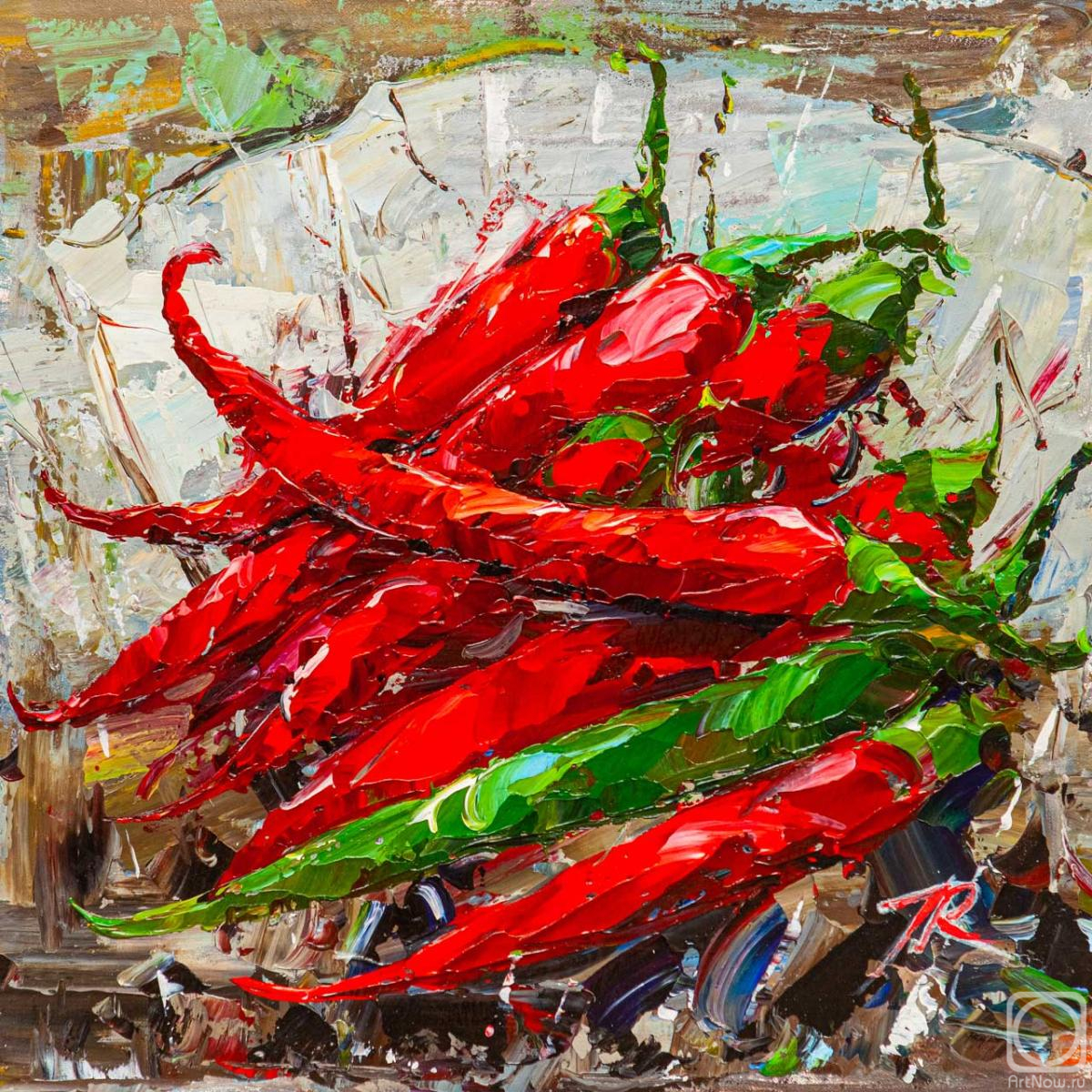 Rodries Jose. Still life with hot peppers