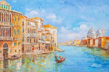 Walk along the Grand Canal in Venice (A Canal Walk). Vlodarchik Andjei