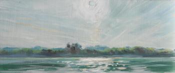 Morning on the river (Sun Glare On The Water). Fyodorova-Popova Tatyana