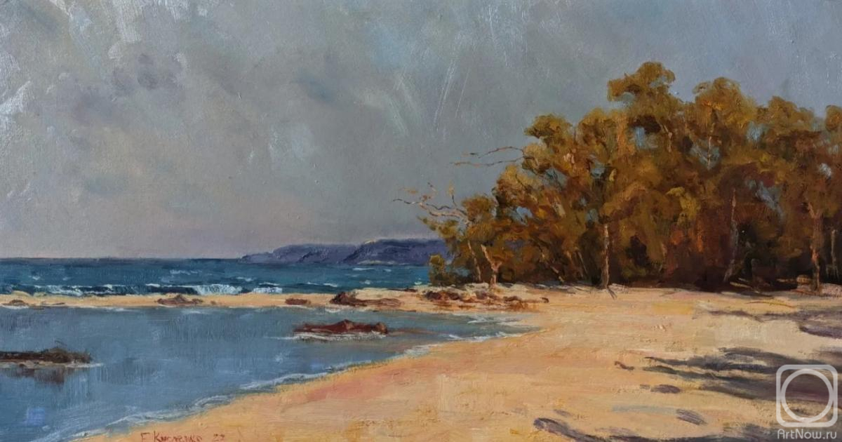 Kislenko Evgeniy. Trees by the ocean