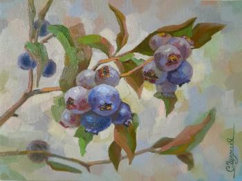 Blueberry branch (Fruit Artwork). Scherilya Svetlana