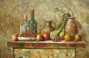 Still life with vegetables and fruits. Osipov Maksim