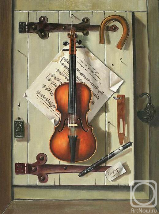 Osipov Maksim. The violin on the wall