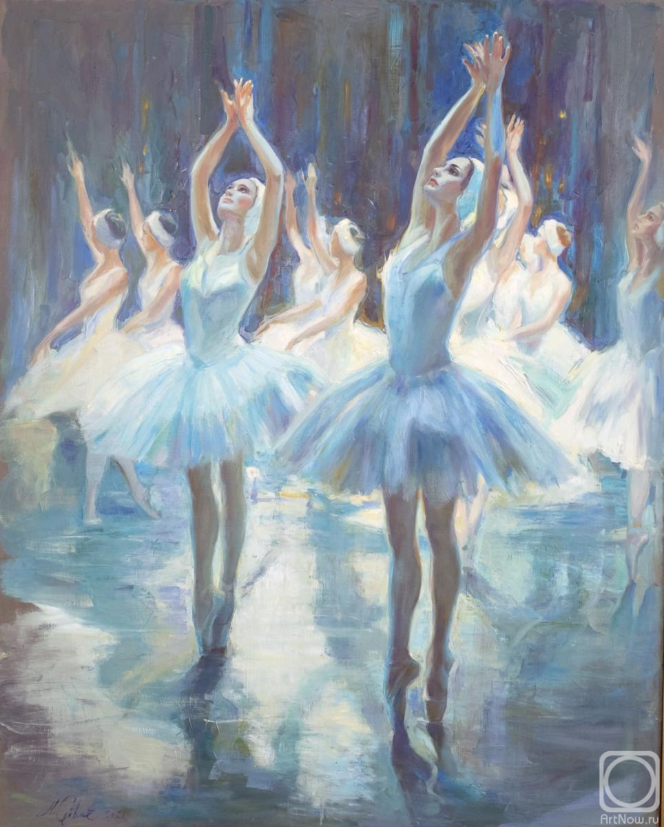 Gibet Alisa. Swan dance (scene from ballet "Swan Lake")