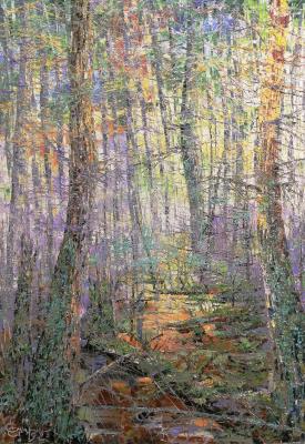 Swamp in the forest. Smirnov Sergey