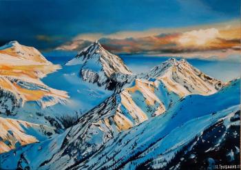 Картина «Рассвет в горах»