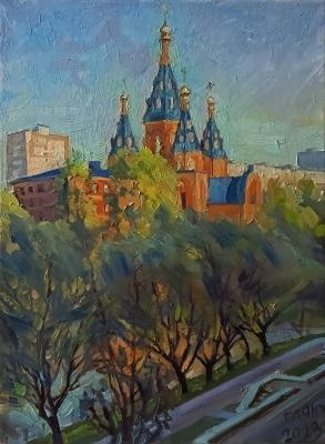 Moscow, Severnoye Chertanovo, Church of the Sovereign Icon of the Mother of God (Icon Painting). Dobrovolskaya Gayane