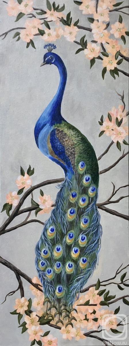 Kirilina Nadezhda. Peacock on a branch