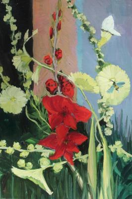 In the garden (Sketch In The Garden). Fyodorova-Popova Tatyana