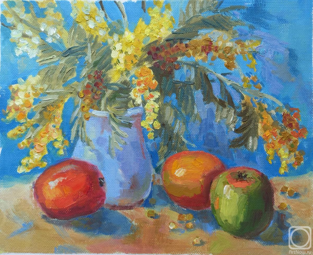 Gortseva Svetlana. Mimosa and apples