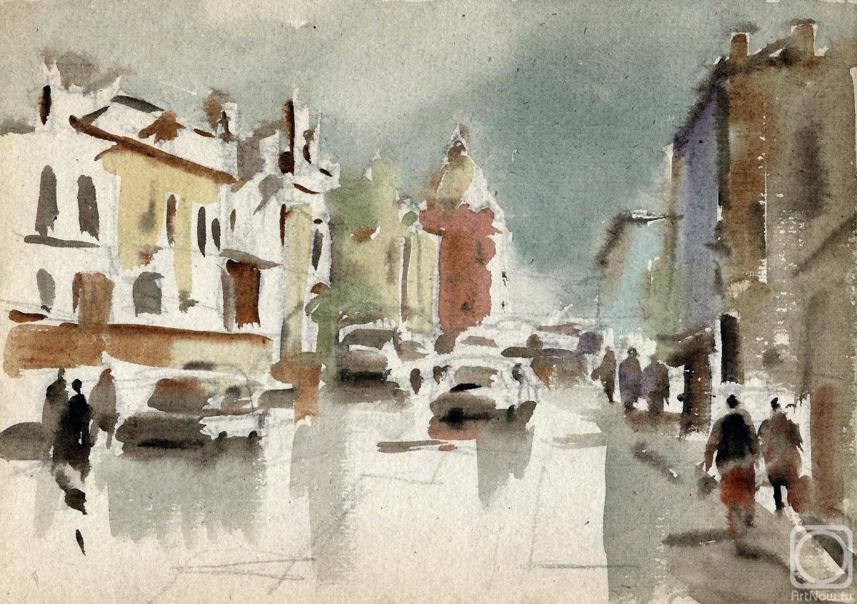 Knecht Aleksander. In the city after the rain