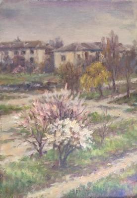 Blooming trees (Gloomy Spring Day). Malnev Konstantin