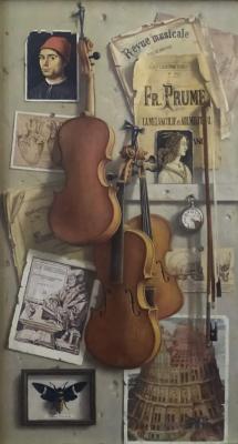 Still life with violins. Rahmanov Farhat