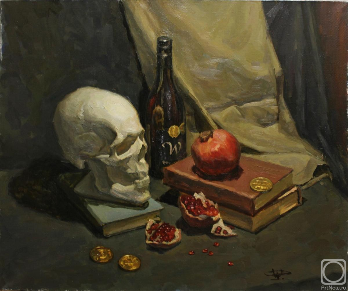 Sheyko Filipp. Still life with chocolate coins