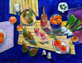 Holiday (Bright Fruit Painting). Savelyeva Elena