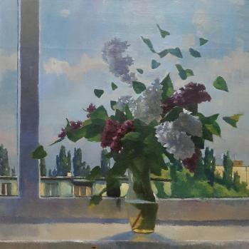 Bouquet on the window. Patrikeev Andrey