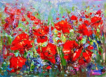 Poppies and herbs (Picturesque Fields). Rodries Jose