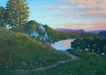 Svyatogorye, Evening. Alexandrovsky Alexander