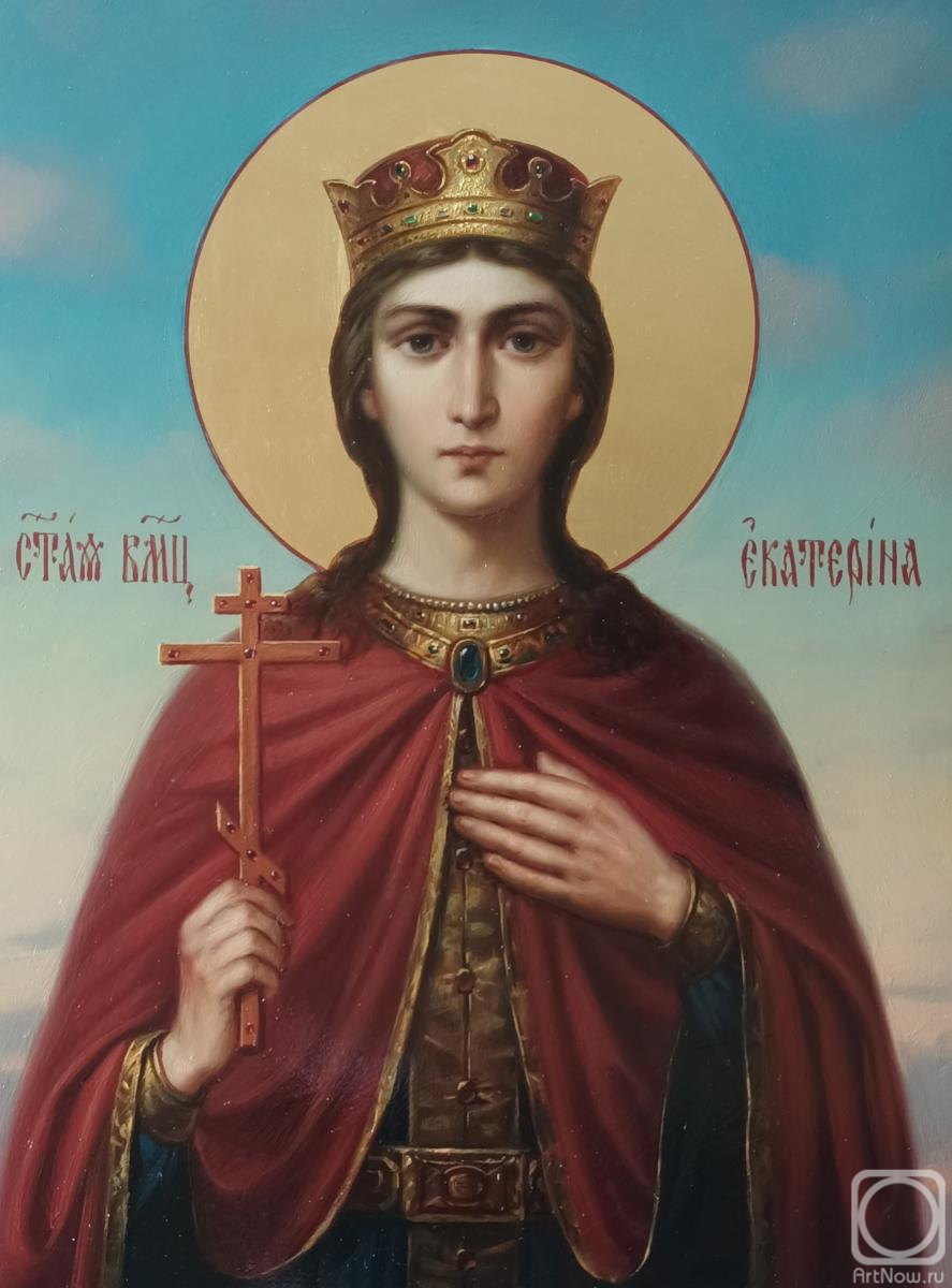 Mukhin Boris. Icon "St. Great Martyr Catherine"