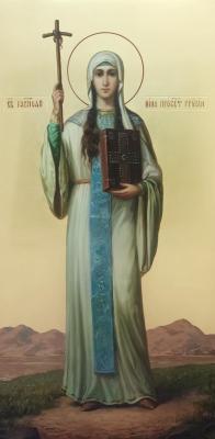 St. Equal-to-the-Apostles Nina the Enlightener of Georgia (Writing Icons In The Iconostasis). Mukhin Boris