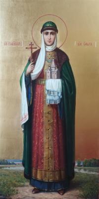 Icon "St. Equal-to-the-Apostles Princess Olga". Mukhin Boris