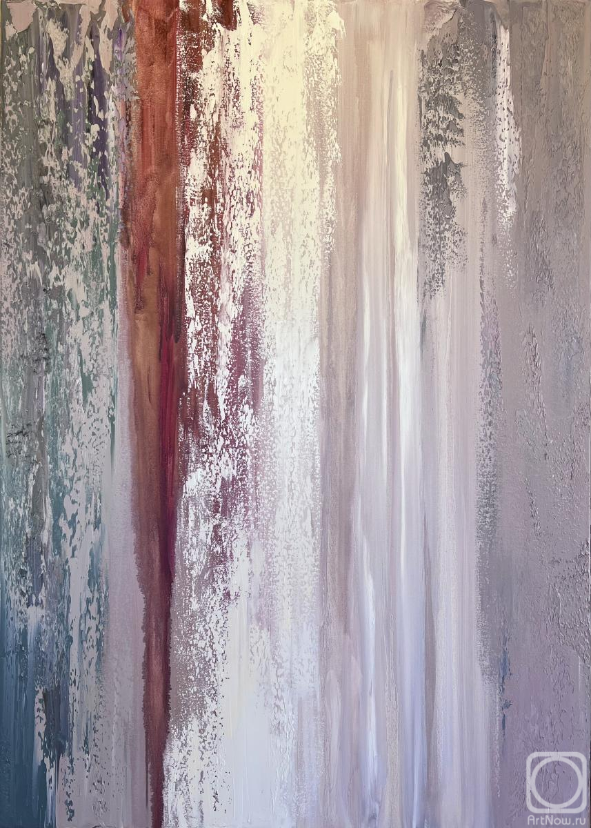 Пудровая серая абстракция» картина Скромовой Марины маслом на холсте — купить на ArtNow.ru