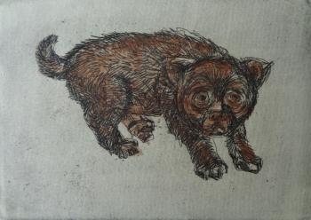 Картина «Песик 2. Офорт 63»